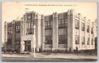 Postkarte International Business Machine School, Endicott NY 1936 V109