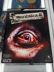 Manhunt 2 Official Strategy Guide Brady PS2 PSP Wii Rockstar w/ Poster!!! - Picture 1 of 7