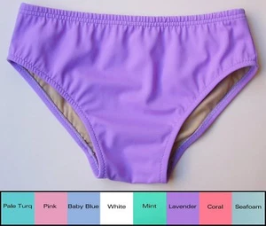 MENS Swim Brief in White, Pink, Mint, Blue, Lavender, Turquoise, Coral - Picture 1 of 5