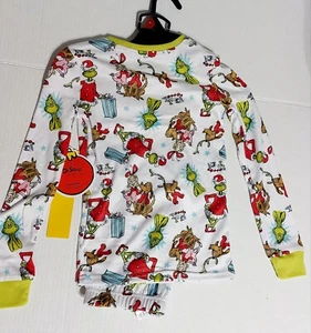 Grinch Christmas Snug Fit Top and Pants, 2-Piece Pajama Set Size M 8 Unisex - Picture 1 of 4