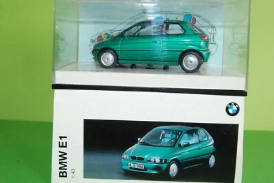 MINICHAMPS 1er série TRES RARE BMW E 1 1990 Minichamps 1/43 vert émeraude +boite - Photo 1/4