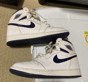 Jordan 1 Retro High White Midnight Navy 