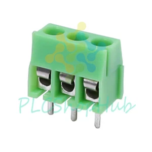 10PCS KF350-3P 3.5mm Pitch 3 pin Straight Pin PCB Screw Terminal Blocks. - Picture 1 of 1