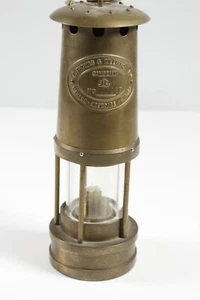 Vintage E. Thomas & Williams Cambrian Brass Miners Lamp Wales UK #147267 Brass - Picture 1 of 6