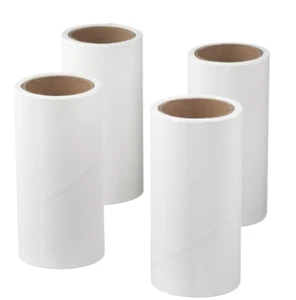 4x IKEA BASTIS Lint Roller Refill, Peelable Sticky Rolls For Hair 240 sheets - Picture 1 of 3
