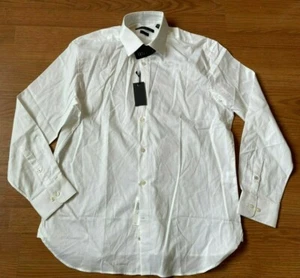 JOHN VARVATOS DRESS SHIRT MENS WHITE SIZE 16 32/33 NEW - Picture 1 of 3