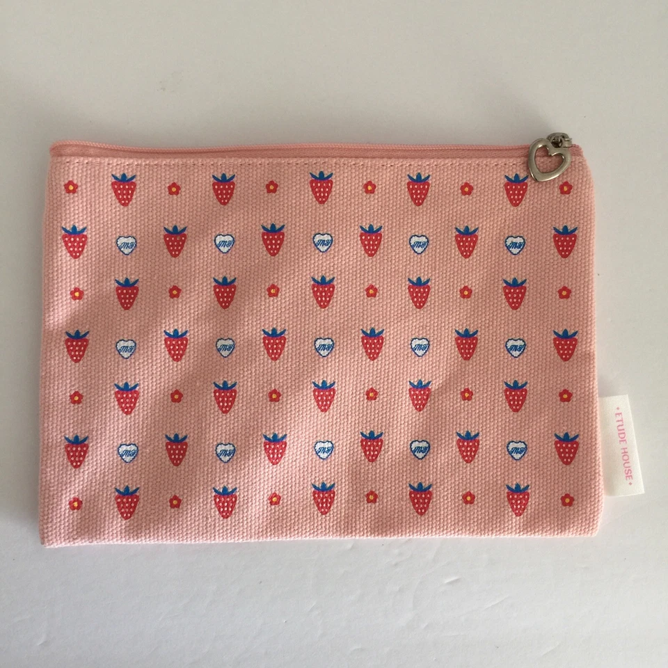 Etude House Berry Delicious Pink Strawberry - Zipper Pouch By Margarine Fingers - Image 1 of 2
