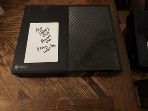 Microsoft Xbox One 1540 500GB Console Black For Parts Repair "Read Description " - Picture 1 of 7