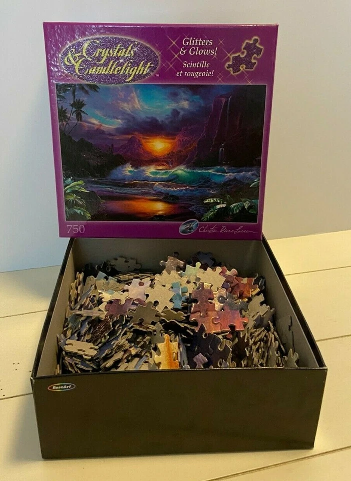 Crystals And Candlelight 750 Piece Jigsaw Puzzle Parenthesis In Eternity - Image 1 of 4