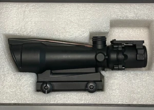 ACOG 5x35 Scope Fiber Optic Chevron Reticle Red Rifle Scope Blank - Picture 1 of 6