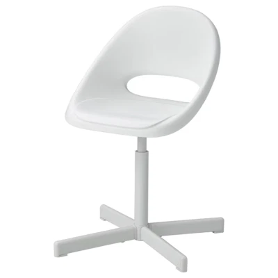 IKEA LOBERGET SIBBEN Schreibtischstuhl Hausaufgaben Kinder robust modern weiß NEU - Bild 1 von 4
