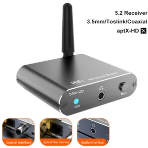 aptX-HD Bluetooth-compatible 5.2 Music Receiver HIFI Wireless Audio Adapter - Picture 1 of 6
