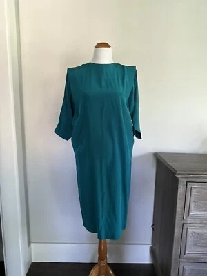 Винтажное платье 1980-х Neiman Marcus 100% шелк - Изображение 1 из 4