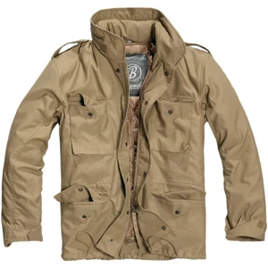 Brandit Classic M65 Military Field Jacket Vintage Mens Coat Travel Parka Camel - Picture 1 of 11