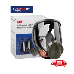 3M 6800 Vollgesichtsstück Wiederverwendbare Maske Atemschutz MEDIUM, Grau, Sicherheit - Bild 1 von 7