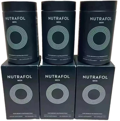 3 pack NUTRAFOL Men’s Hair Growth /Total 360 Capsules Exp 10/2026 Free Shipping - Image 1 of 3