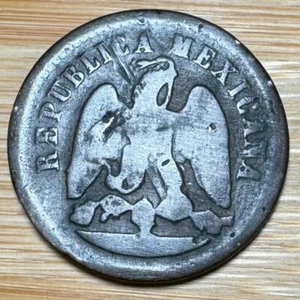 MEXICAN REPUBLIC 1 CENT COIN. MUST IDENTIFY. (1262) - Picture 1 of 2
