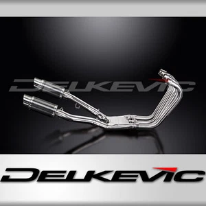 Yamaha FJ1200 3CV 1989-1992 Complete Exhaust 4-2 8" Round Carbon Mufflers - Bild 1 von 5