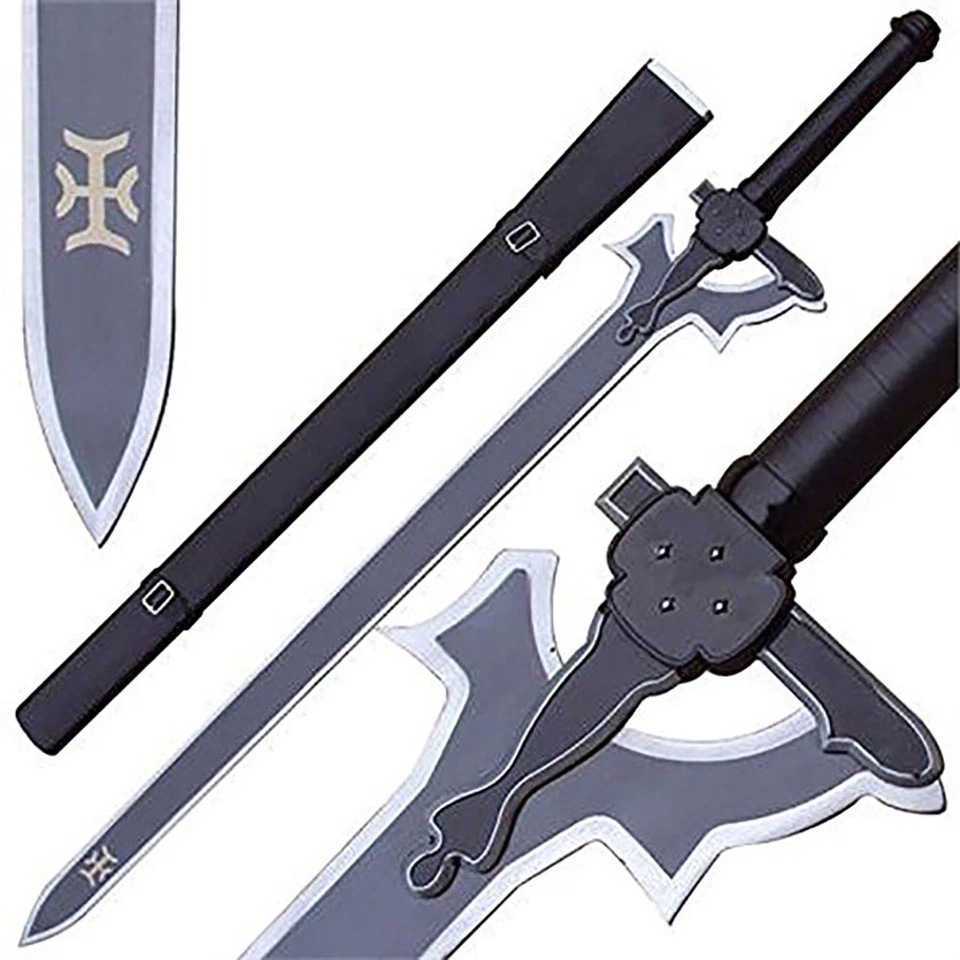 Kirito Elucidator 41" Replica Sword Art Online Carbon Steel Metal Sword - Image 1 of 4