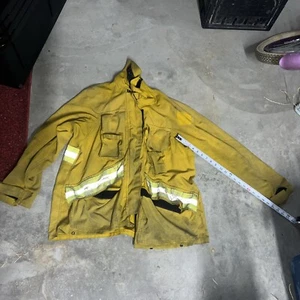 Barrier Wear Nomax Aramid FR Wildland FireFighter Fire Coat Jacket Large E18 - Picture 1 of 4
