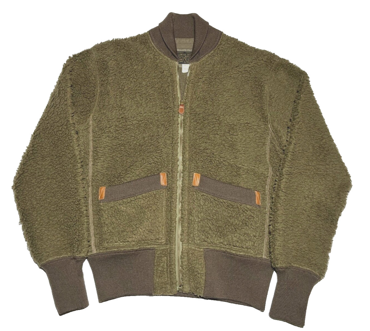 RRL LINER BOMBER FLEECE JACKET