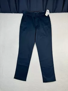 NEW Abercrombie & Fitch Pants Men's 28 Fits 28x26.5 Navy Athletic Skinny Chino - Picture 1 of 15