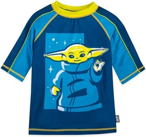 Star Wars Rash Guard Swim Shirt Boy Size 7/8 9/10 - Picture 1 of 1