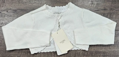 Ropa Niña Nuevo Suéter Tejido Festoneado Blanco Mayoral Chick 3T Foto 1 de 3