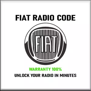 UNLOCK RADIO CODES FIAT ALFA LANCIA BOSCH BLAUPUNKT VISTEON VP2 5 PIN SERVICE - Picture 1 of 6
