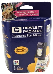 NOS HP 23 Tri-Color Printer Ink C1823D for DeskJet OfficeJet Expiration 11/01 - Picture 1 of 10