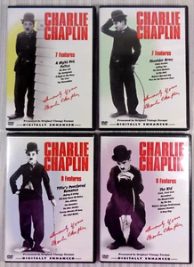 Charlie Chaplin DVD Lot 30 Features (4 Disc Set, 2004) Remastered & Enhanced VG! - Picture 1 of 3