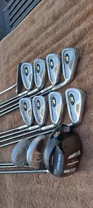 golf men's 12 clubs graphite set GOLDEN BEAR irons wood Tigershark 10.5driver... - Picture 1 of 12