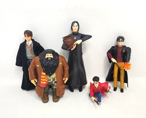 Vintage Harry Potter Action Figure Mixed Lot of 5 Severus Snape & Hagrid Toys - Picture 1 of 4