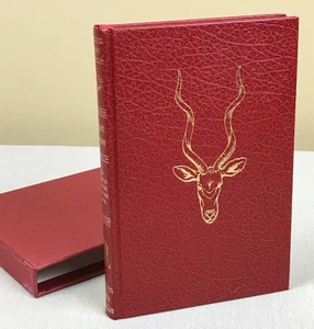 DESERT SAFARIS *Signed* by Brian Herne, AMWELL PRESS Leather African Hunting Her - Picture 1 of 16
