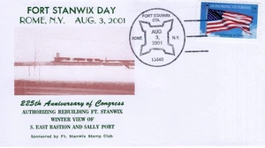FORT STANWIX DAY,  ROME, NY  2001  FDC20347 - Picture 1 of 1