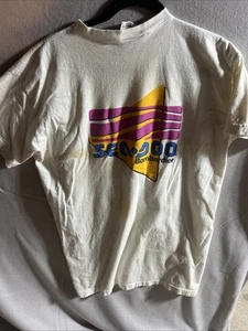 Vintage 90's Sea Doo Single Stitch Tshirt Mens Size Tall Small - Picture 1 of 5