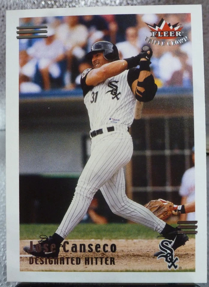 2002 Fleer Triple Crown Jose Canseco #138 Chicago White Sox NM/MT - Image 1 of 2