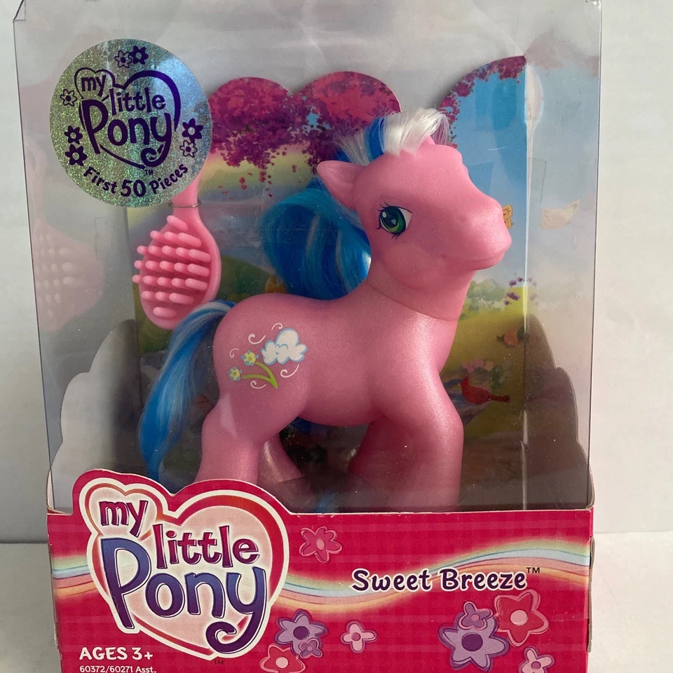 My Little Pony PRIMERAS 50 PIEZAS SELLO G3 Sweet Breeze sin usar, en caja Hasbro MLP MUY RARO Foto 1 de 1