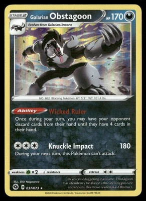 SWSH: Sword & Shield Promo Cards #SWSH059 Galarian Obstagoon - Image 1 of 2