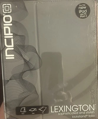 Incipio LEXINGTON Sophisticated and Stylish Kickstand Folio iPad 276 - Image 1 of 3
