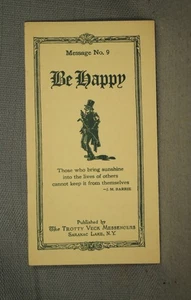 The Trotty Veck Messengers Saranac Lake  inspirational booklet  no.  9 1915 - Picture 1 of 2