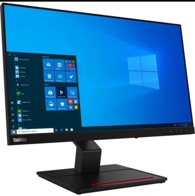 Lenovo ThinkVision T24t-20 Touchscreen Monitor - 1920 x 1080, 60 Hz, 16:9, 23.8" - Image 1 of 4