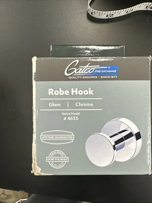 E-5. Gancho para bata individual 4635 Glam, 2", cromado Foto 1 de 4