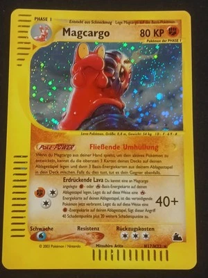 Magcargo Swirl Holo H17/H32 Skyridge Deutsch NM Pokemon - Bild 1 von 2
