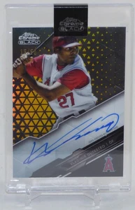 Vladimir Guerrero 2020 Topps Chrome Black Gold Refractor Auto #CBA-VG #d 15/50 - Picture 1 of 2