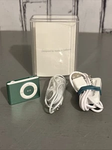 Apple iPod Shuffle 2nd Generation A1204 1GB Light Green MP3 Player W/Accessory’s - Bild 1 von 9
