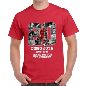 Adults Kids Liverpool Diogo Jota 20 T-Shirt RIP 1996-2025 Tribute Football Fan - Picture 1 of 3