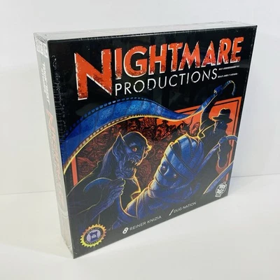 Nuevo JUEGO DE MESA NIGHTMARE PRODUCTIONS Inglés Reiner Knizia Halloween SELLADO Foto 1 de 4