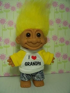 I LOVE ABUELO - Muñeca Russ Troll de 5" - NUEVA EN BOLSA ORIGINAL - Imagen 1 de 1