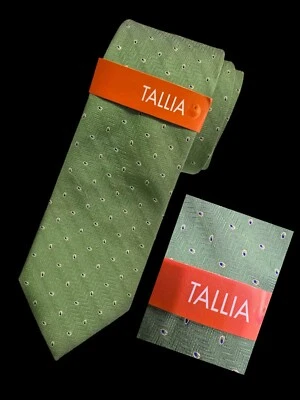 CORBATA DE SEDA PREMIUM ESTILO MODERNO ITALIANO TALLIA, NUEVA CON ETIQUETAS $70 Foto 1 de 4